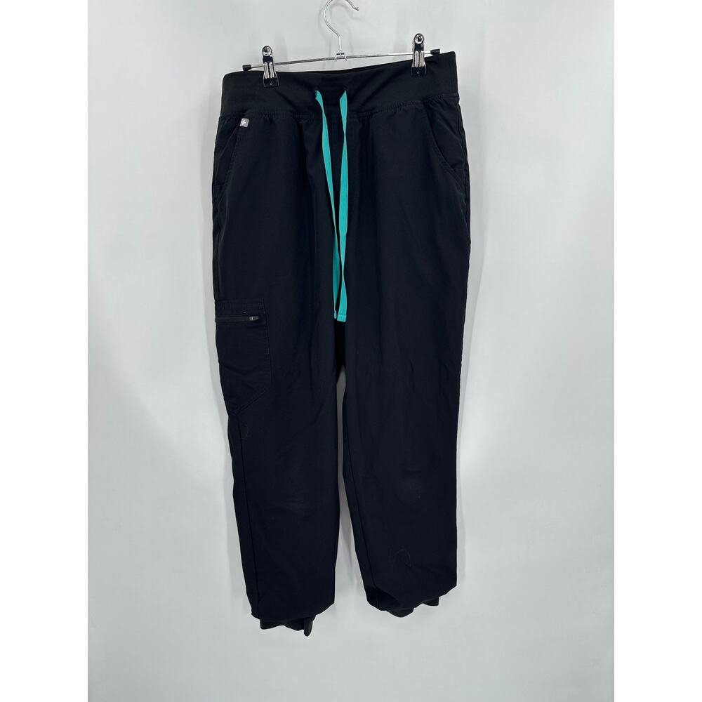 FIGS Zamora Insulated Jogger Scrub Pants in Black size Medium